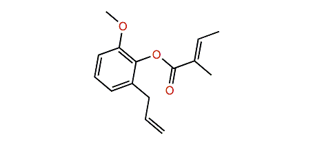 2-Allyl-6-methoxyphenyl (E)-2-methyl-2-butenoate